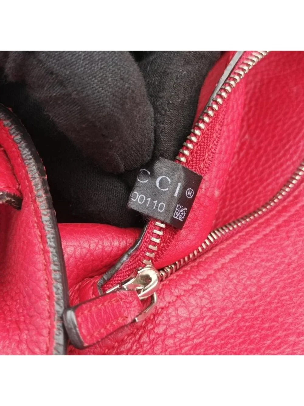 Gucci New Jackie Red Leather Shoulder Bag